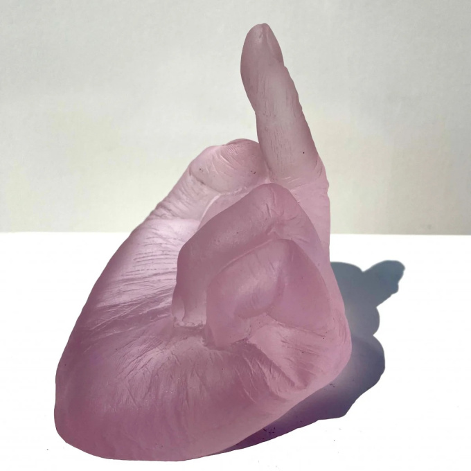 Study of Perspective in Glass - Pink (31/100) by Ai Weiwei