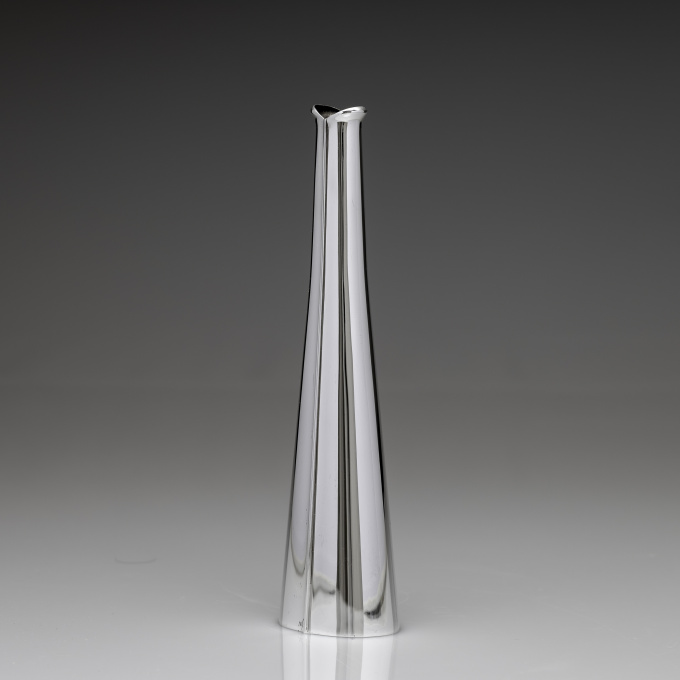 A silver vase, model TW 136 – Kultakeskus, Finland by Tapio Wirkkala