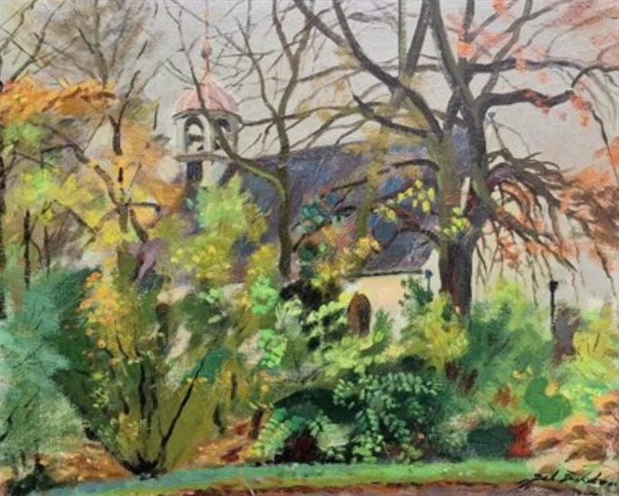 Kerkje van Breede te Groningen by Johan Bakker
