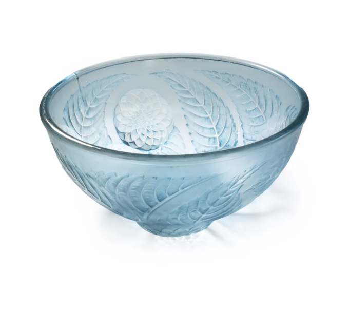 Coupe Dahlias by René Lalique