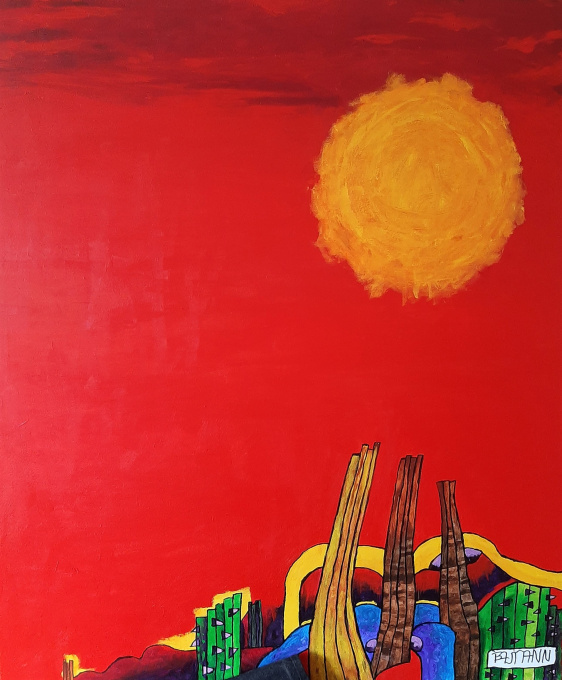 Burning Sun by Bert Baumann