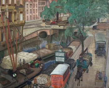 Bedrijvigheid op de Kloveniersburgwal by Harmen Meurs