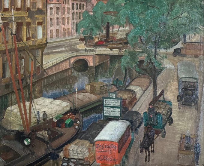 Bedrijvigheid op de Kloveniersburgwal by Harmen Meurs