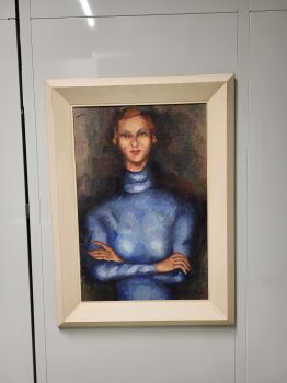 The Blue Turtleneck by Georges Carrey