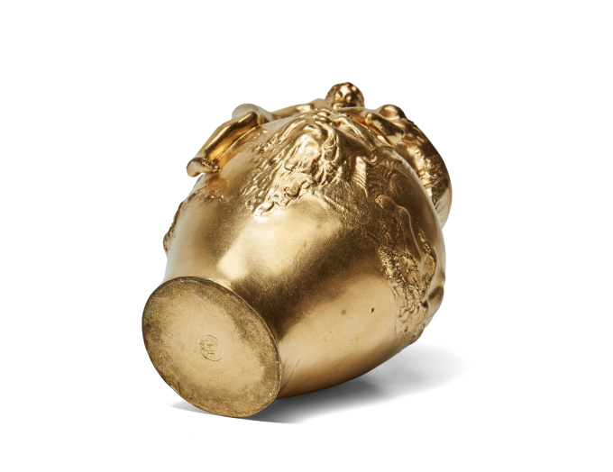 Auguste Ledru – Gilded Bronze Art Nouveau Ewer-Vase – Susse Frères, Paris by Frères Foundry Susse