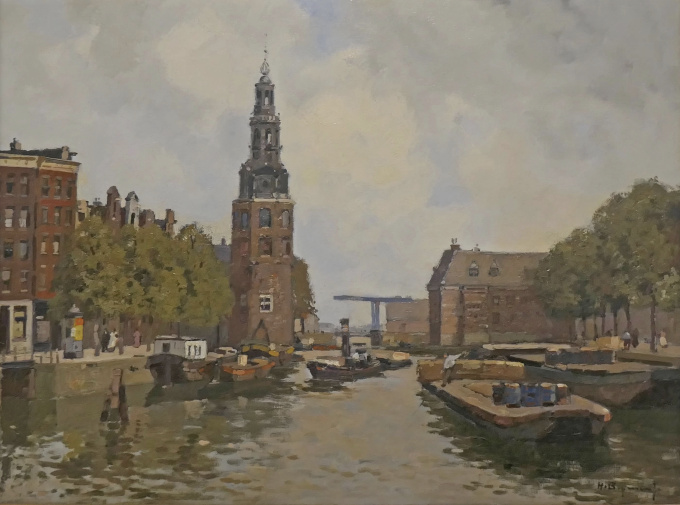 Montelbaantoren Amsterdam by Herman Bogman jr.
