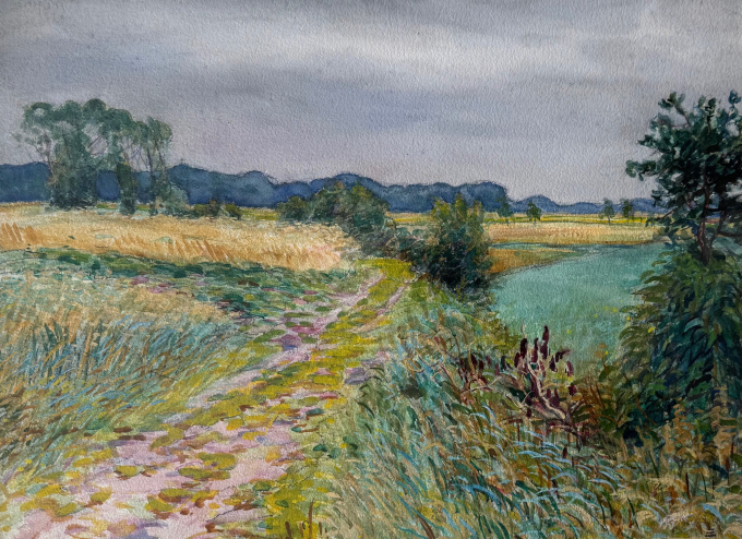 Zomers landschap by Johan Dijkstra
