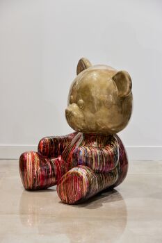 Ted Gold Absract by Ghost Art