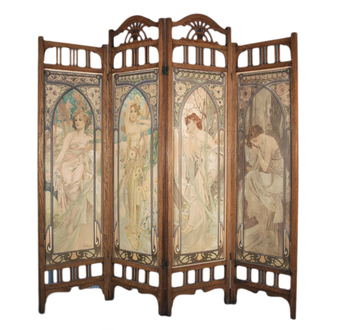 Les heures du jour by Alphonse Mucha