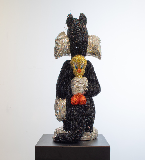 Sylvester and Tweety II by Angela Gomes