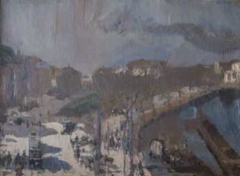 Stadhouderskade te Amsterdam by Marinus van Raalte
