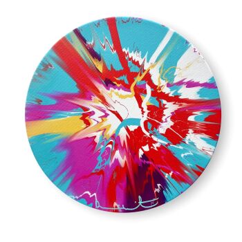 H12 - 4 - 1115 Beautiful, Completely Insurmountable Helter Skelter Painting by Damien Hirst
