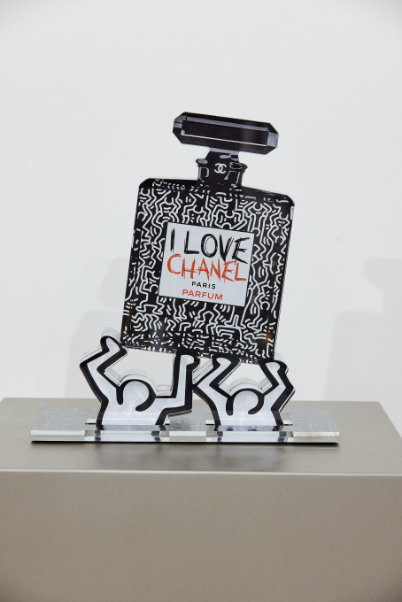 Keith Harring Bottle by Fred Meurice