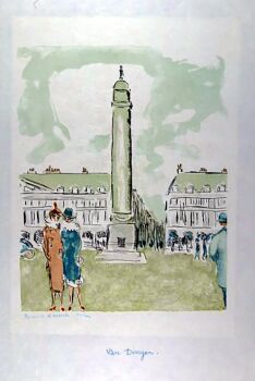 Place Vendôme by Kees van Dongen