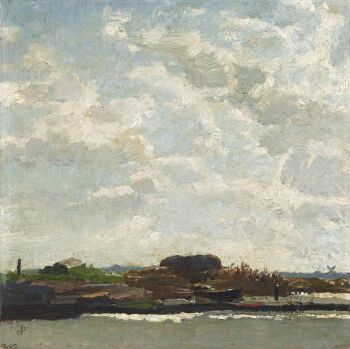 Landscape Amsterdam by Jan Sluijters