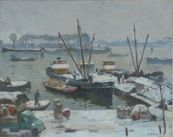 Haven Amsterdam by Willem Alexander Knip