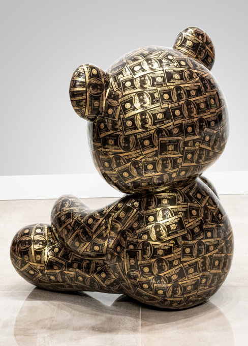 Ted Black and Gold by Ghost Art