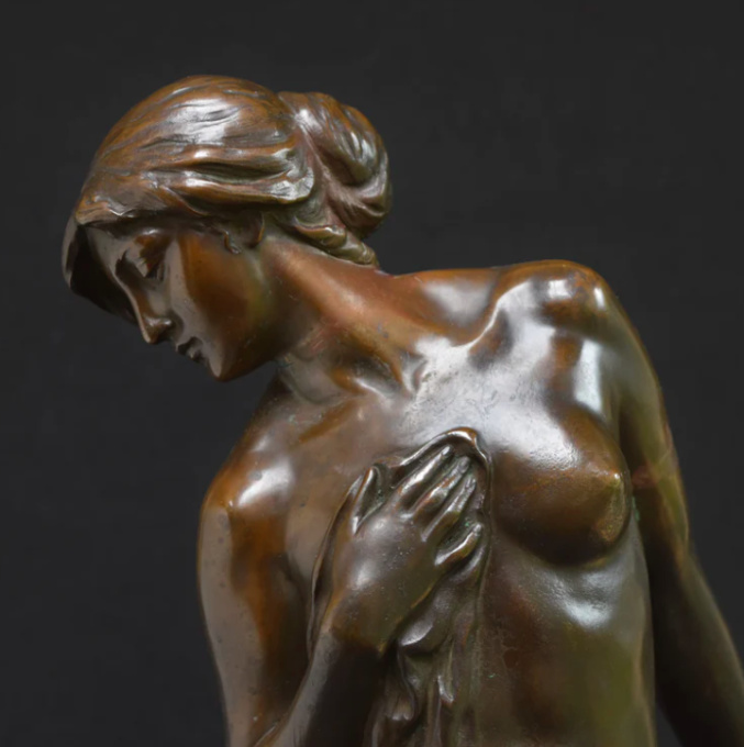 Bathing woman by Max Valentin