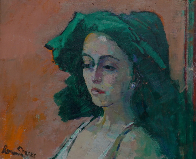 Portrait of an italian girl by Ruudt Wackers