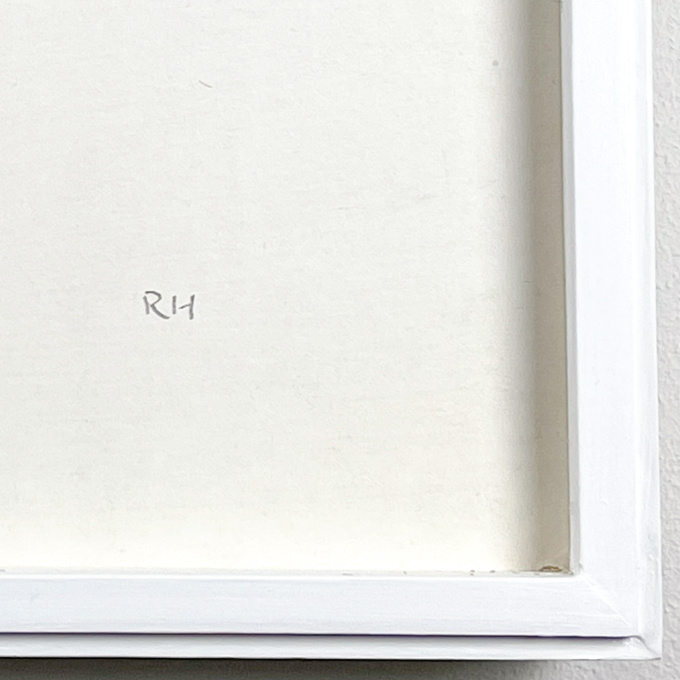 “Composition”, 1960’s – Ink on paper, laid down on board, original frame, museumglass by Rune Hagberg