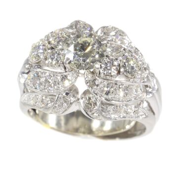 Vintage Fifties diamond cocktail ring by Unknown artist