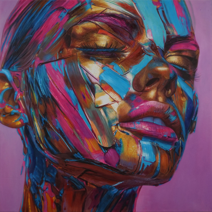 Electric Pulse Pink by Frank E Hollywood