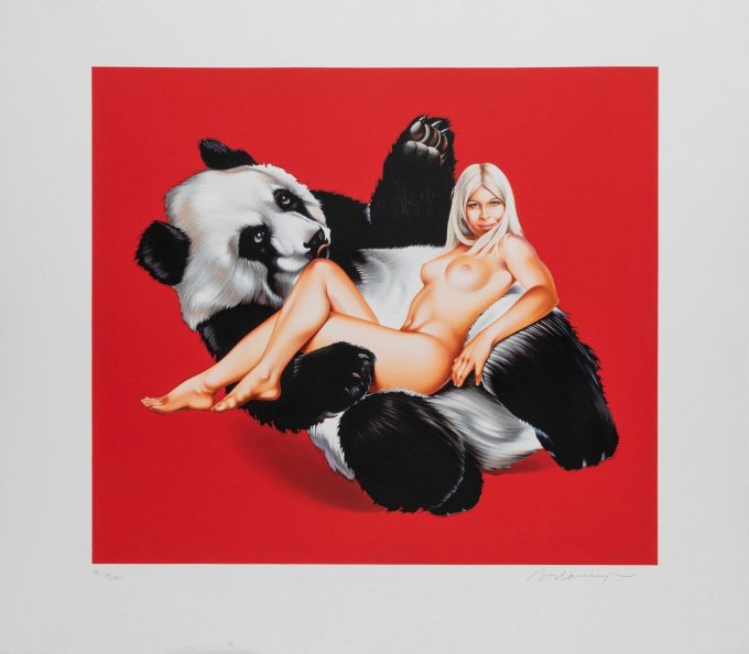 Giant Panda by Mel Ramos