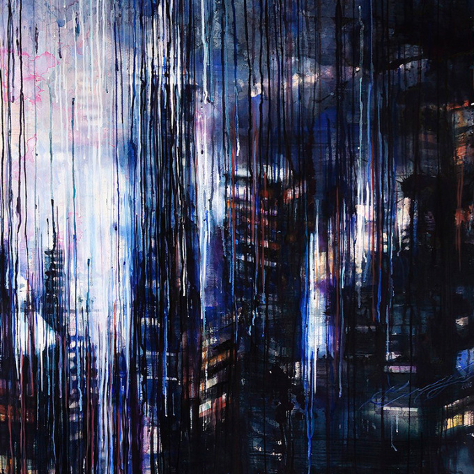 Megalopolis Lights by Ekaterina Smirnova