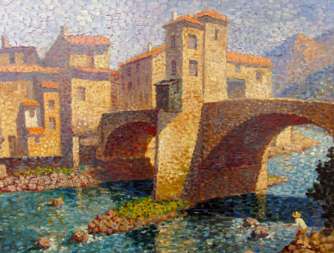 Zomer aan de rivier by Emile Ancelet