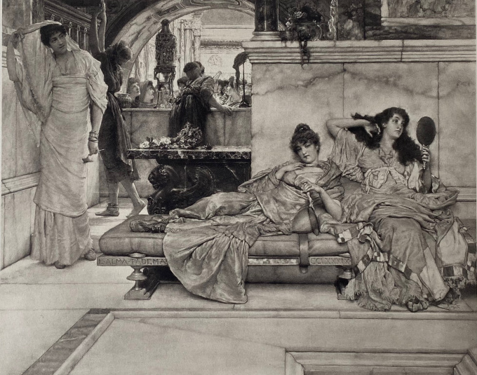At the shrine of Venus by Lawrence Alma-Tadema