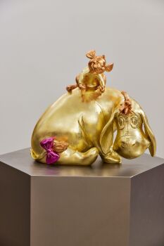 Golden Eeyore by Phantom Art