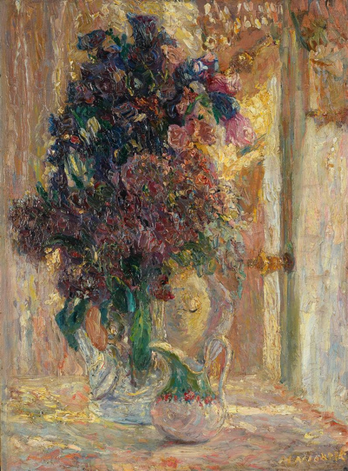 Bloemstilleven by Maurits Niekerk