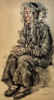 Mongoolse by Willem Dooijewaard