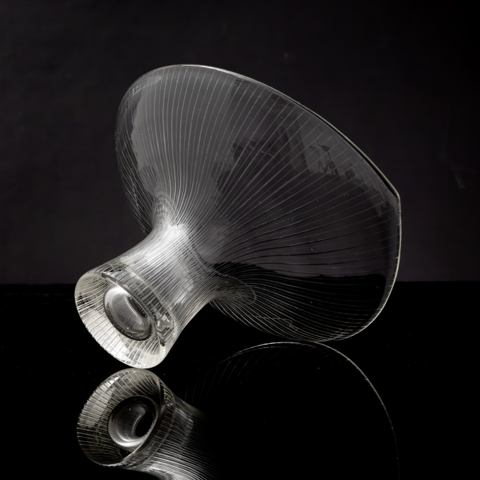 A complete set of crystal Art-object, model 3523 – Iittala Finland by Tapio Wirkkala