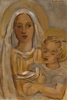MOEDER MET KIND by Otto van Rees