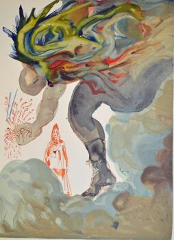 Divina commedia inferno 31 by Salvador Dali