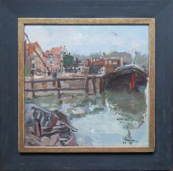 Haven te Hoorn by Carl Fahringer