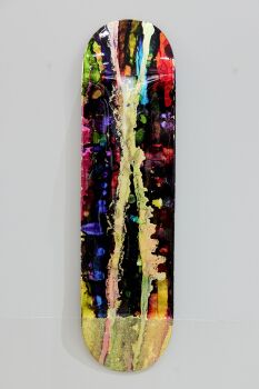 Colour Skateboard by Ghost Art