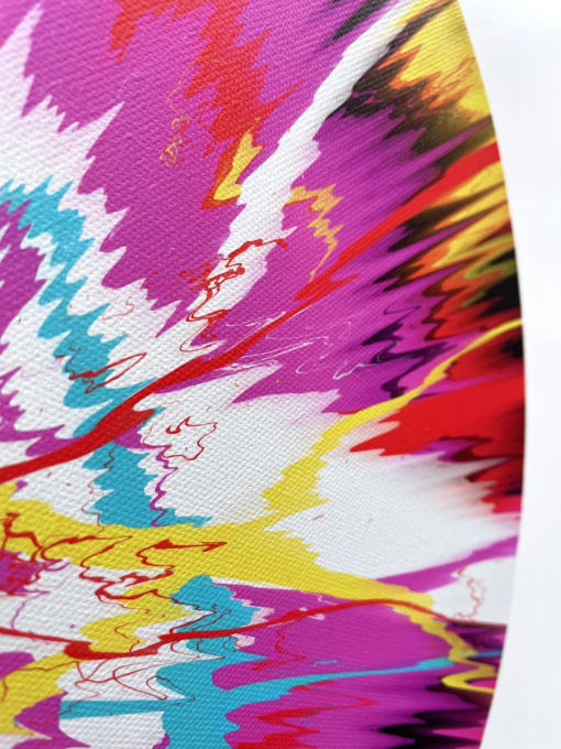 H12 - 3 - 363 Beautiful, Singing, Less Keen, Highly Poetical Vapor Painting by Damien Hirst