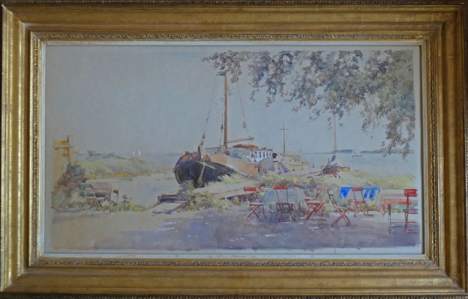 Loosdrecht in de zomer by Cornelis Vreedenburgh