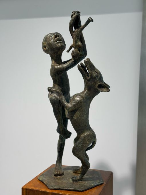 Boy and Dog by Quentin Clemence
