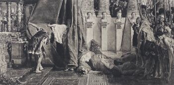 Ave Caesar! Io Saturnalia! by Lawrence Alma-Tadema