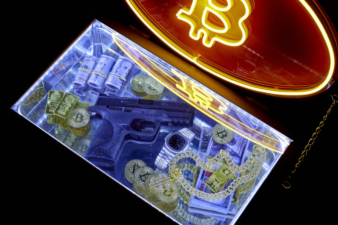 Bitcoin treasure box by Phantom Art