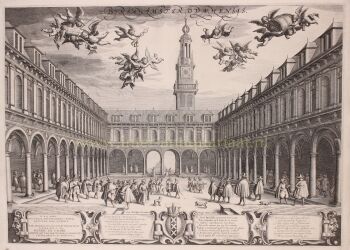 Amsterdam, first stock exchange by Boëtius Adamsz. Bolswert
