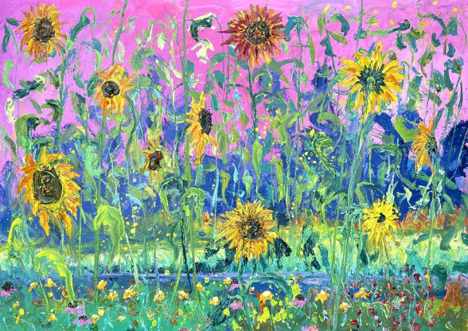 Tournesol Magenta M by Gertjan Scholte-Albers