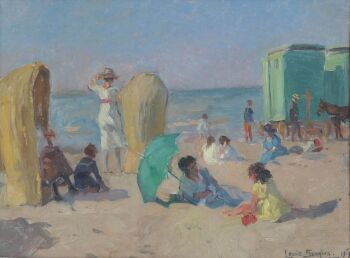 Strandgezicht Scheveningen by Louis Soonius