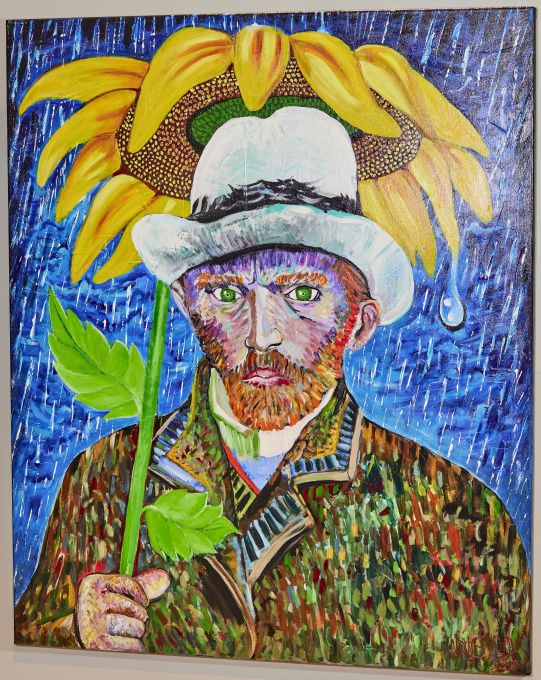 Van Gogh Sunflower by Art by Son
