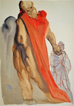 Divina commedia purgatorio 05 by Salvador Dali