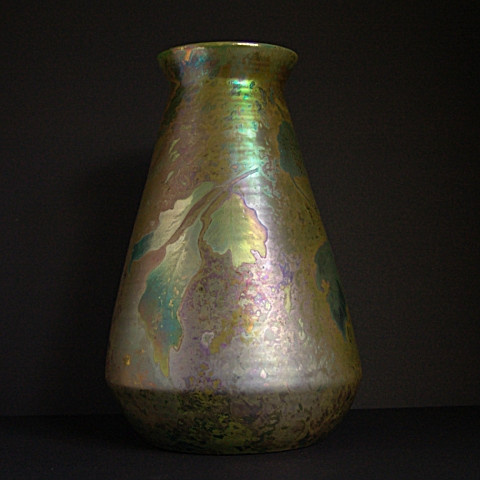 Ceramic art nouveau vase  by Clement Massier