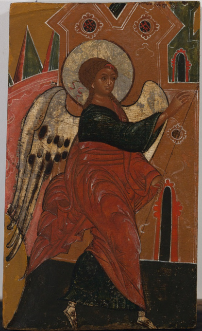 No 16: Annunciation, Two Fragments of a Royal Door by Artista Sconosciuto